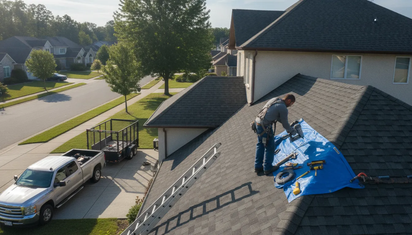 Roofing in Hadley